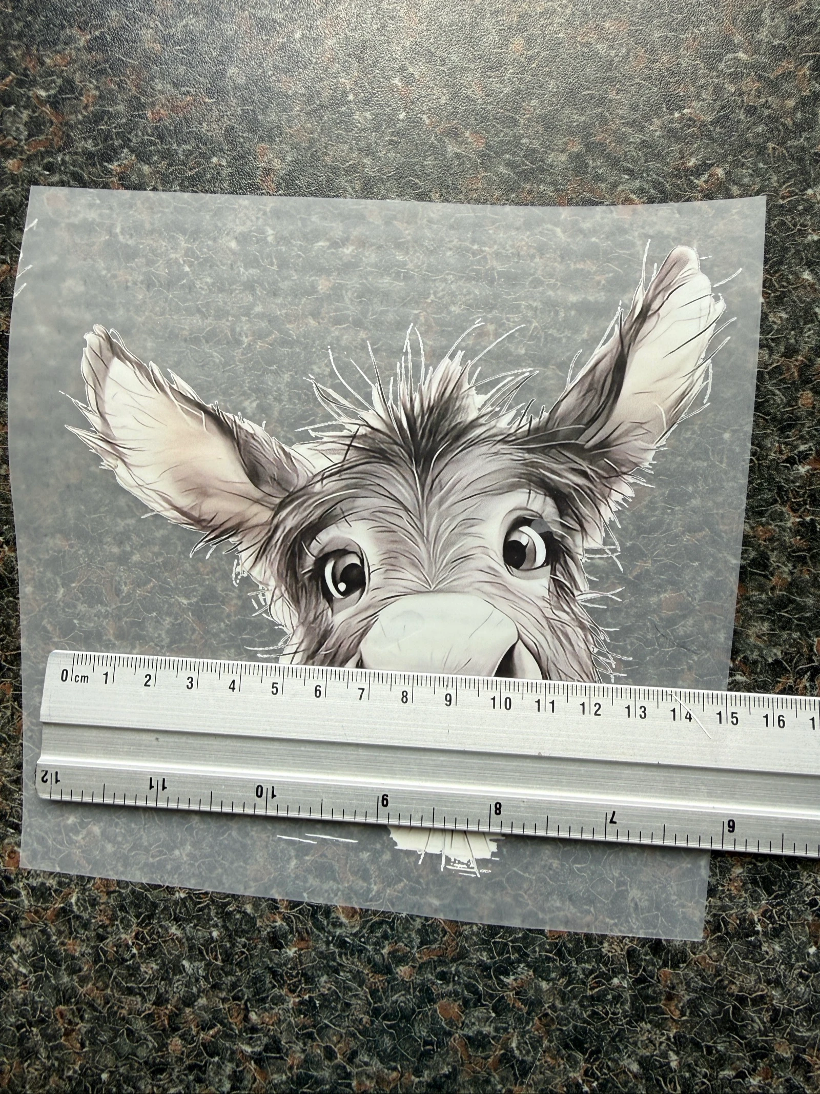DTF Transfer Easel Head - Cute design for textiles – photo 2